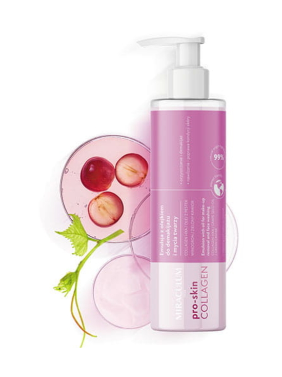 MIRACULUM - Pro Skin Collagen Make-Up Removal & Wash Emulsion -puhdistusmaito 200ml - photo 2 MIRACULUM - Pro Skin Collagen Make-Up Removal & Wash Emulsion -puhdistusmaito 200ml | Stockmann - photo 2