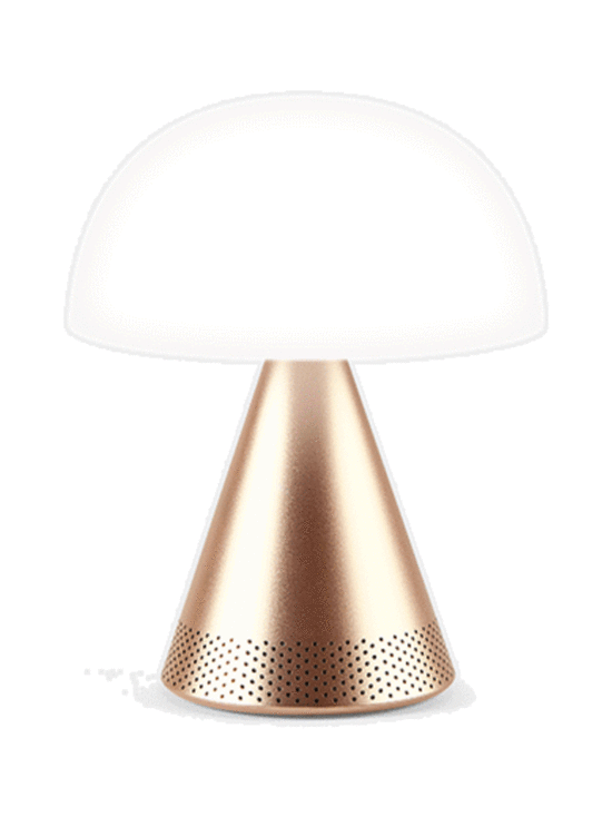 Lexon - MINA L AUDIO - LED pöytävavalaisin ja langaton kaiutin (kulta) - photo 1 Lexon - MINA L AUDIO - LED pöytävavalaisin ja langaton kaiutin (kulta) | Stockmann - photo 1