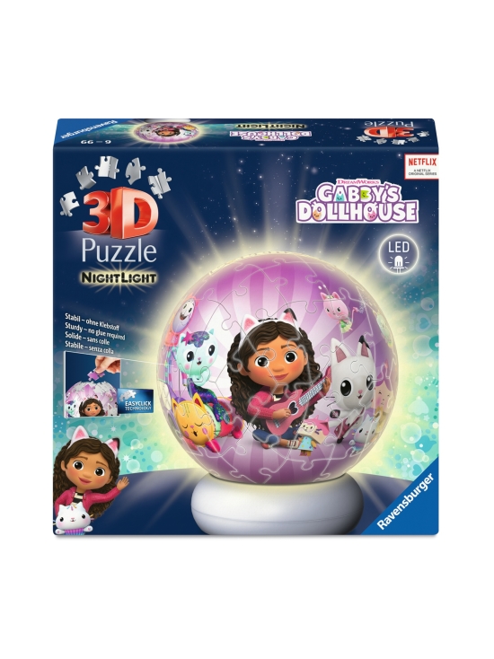 GABBY´S DOLLHOUSE - RAVENSBURGER Puzzle-Ball Nightlight Gabby´s Dollhouse 72p | Stockmann - photo 1