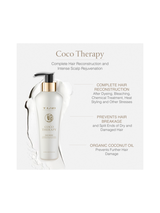 T-LAB Professional - T-LAB Coco Therapy Ritual Set, lahjapakkaus käsitellyille hiuksille, 3 tuotetta - photo 3 T-LAB Professional - T-LAB Coco Therapy Ritual Set, lahjapakkaus käsitellyille hiuksille, 3 tuotetta | Stockmann - photo 3