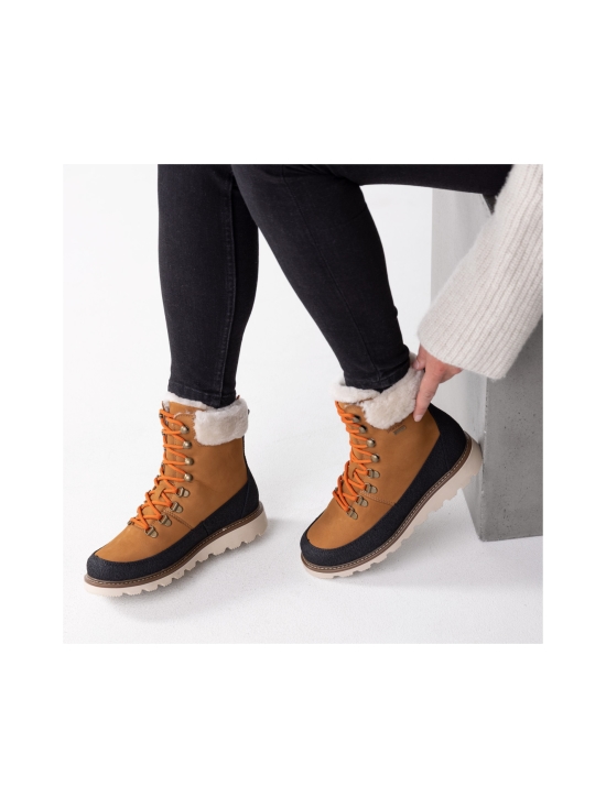 Pomar - PÄIVI Naisten GORE-TEX® talvikengät - TAN NUB/PU/WHT.SOLE | Stockmann - photo 3