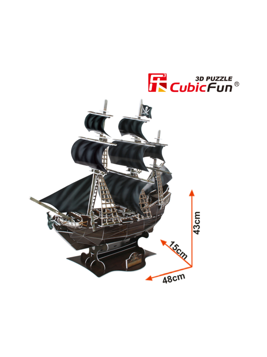 CUBIC FUN - CUBICFUN 3D Palapeli The Queen Anne´s Revenge | Stockmann - photo 3