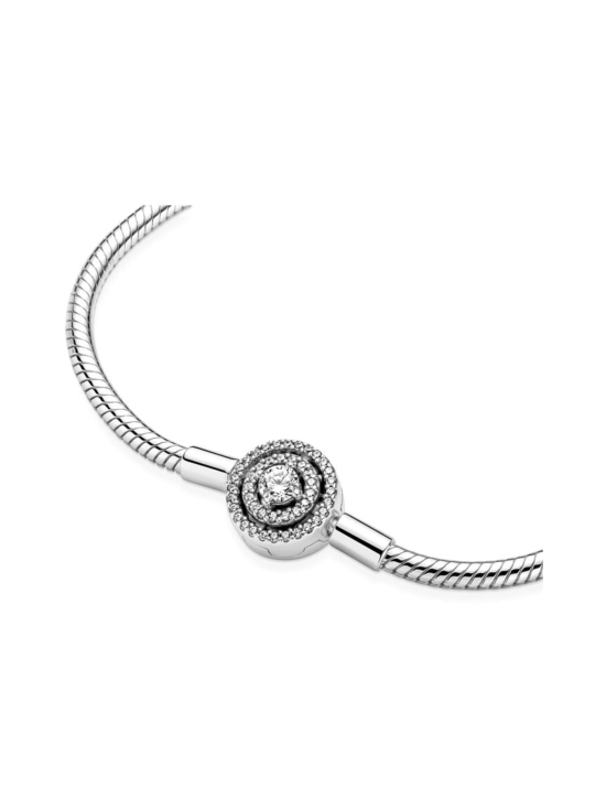 Pandora - Pandora Moments Halo Snake Chain Bracelet rannekoru 590038C01 | Stockmann - photo 4
