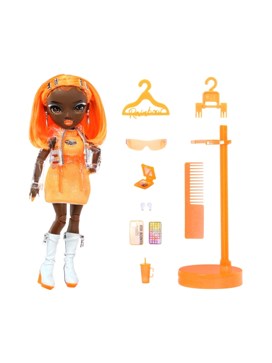RAINBOW HIGH Muotinukke Neon Orange