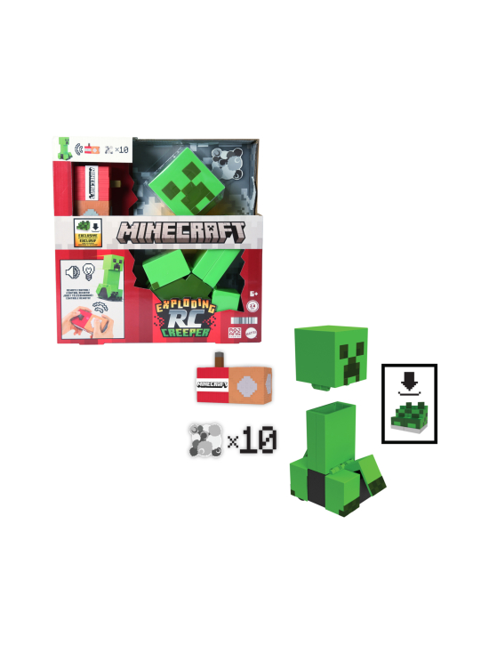 MINECRAFT - MINECRAFT kauko-ohjattava räjähtävä Creeper-figuuri - photo 2 MINECRAFT - MINECRAFT kauko-ohjattava räjähtävä Creeper-figuuri | Stockmann - photo 2