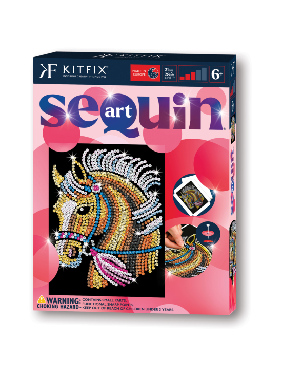 KITFIX - KITFIX Paljettimaalaus Red Perri-poni - photo 1 KITFIX - KITFIX Paljettimaalaus Red Perri-poni | Stockmann - photo 1