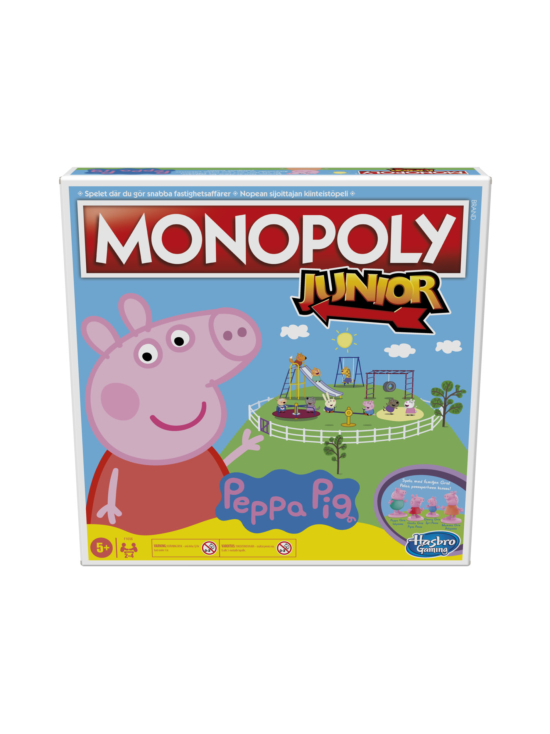 PEPPA PIG - HASBRO MONOPOLY Junior Peppa Pig (suomen- ja ruotsinkielinen) | Stockmann - photo 1