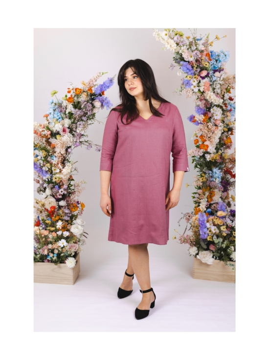 Nakoa - Vera Dress Pellavamekko, Mulberry - MULBERRY (MURRETTU PUNAINEN) | Stockmann - photo 3