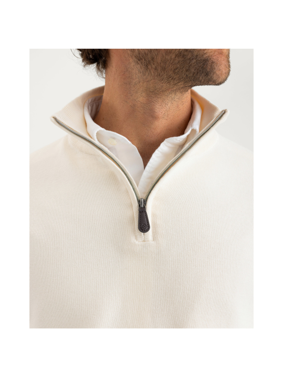 Berkeley - Brockton Halfzip -puuvillaneule - OFFWHITE | Stockmann - photo 3