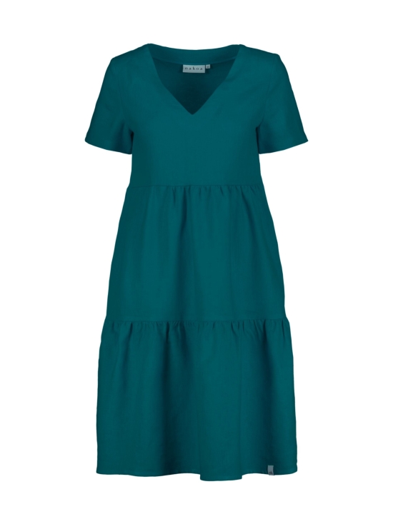 Nakoa - Pellava Kerrosmekko, Crystal Teal - OXFORD NAVY (TUMMANSININEN) | Stockmann - photo 1