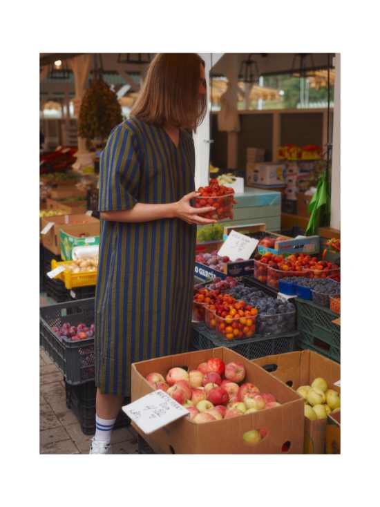 MAINIO - Stripy aikuisten seersucker-mekko - SININEN | Stockmann - photo 6