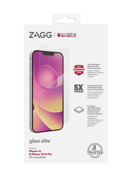 Zagg - Zagg IS Glass Elite - näytönsuoja iPhone 13/13pro/14 - photo 1 Zagg - Zagg IS Glass Elite - näytönsuoja iPhone 13/13pro/14 | Stockmann - photo 1
