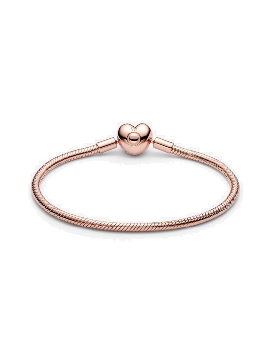 Pandora - Pandora Moments -Ruusukultainen käärmeketjurannekoru ja sydänlukko 583050C00 | Stockmann - photo 4