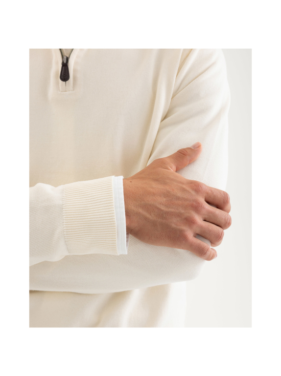 Berkeley - Brockton Halfzip -puuvillaneule - OFFWHITE | Stockmann - photo 5