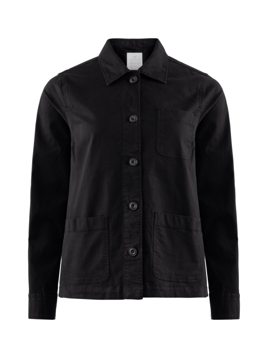 Berkeley - W´s Logan Stretch Overshirt -paitatakki - BLACK | Stockmann - photo 1
