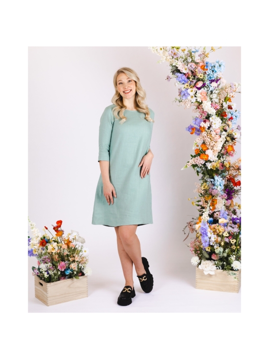 Nakoa - Classic Linen Dress, Desert Sage - DESERT SAGE (VAALEANVIHREÄ) | Stockmann - photo 2