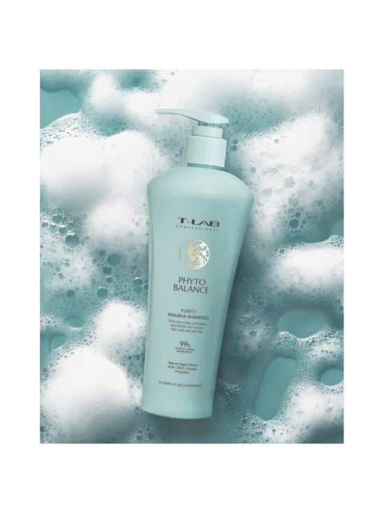 T-LAB Professional - Phyto Balance Purity AHA/BHA Shampoo -shampoo rasvoittuvalle hiuspohjalle 300ml | Stockmann - photo 4