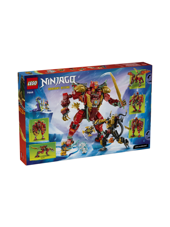 LEGO NINJAGO - LEGO Ninjago Wyldfyren muuntautumiskykyinen lohikäärmerobotti 71868 | Stockmann - photo 2