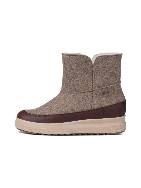 Pomar - NIVA Naisten lämmin GORE-TEX huopakenkä - SAND FELT/VIVIAN BROWN/FUR | Stockmann - photo 1
