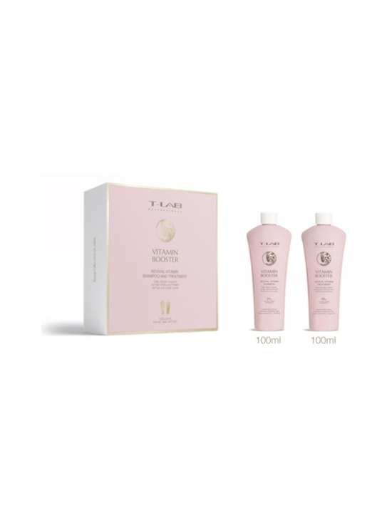 T-LAB Professional - Vitamin Booster Revival Vitamin Shampoo&Treatment -matkapakkaus 2x100ml | Stockmann - photo 1