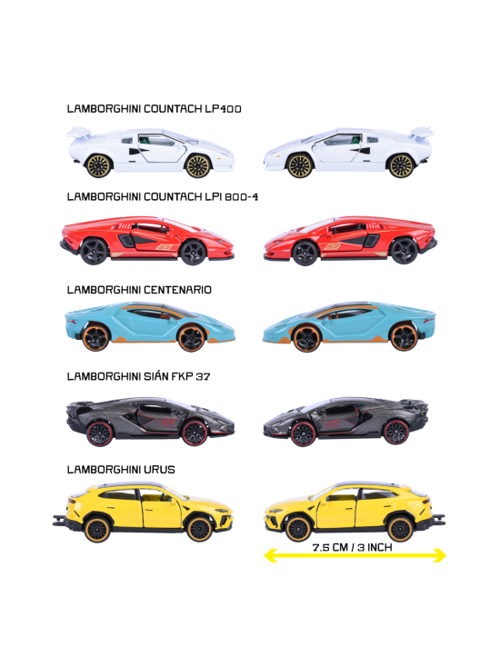 DICKIE TOYS - DICKIE TOYS Lamborghini 5-osainen lahjasetti, mittakaava 1:64 | Stockmann - photo 3