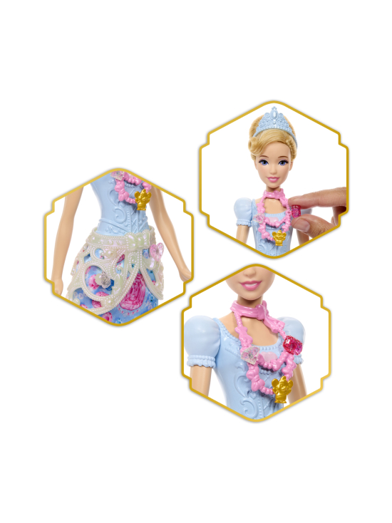 DISNEY PRINCESS - DISNEY PRINCESS Jewel Reveal Tuhkimo-nukke | Stockmann - photo 4