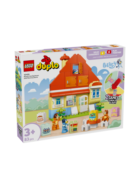 LEGO BLUEY - LEGO DUPLO Bluey Blueyn perheen talo ja muistipeli 10459 | Stockmann - photo 1
