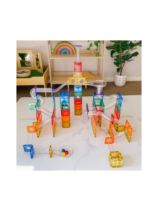 CONNETIX - CONNETIX Magneettinen rakennussarja Rainbow pallorata, 92 osaa | Stockmann - photo 4