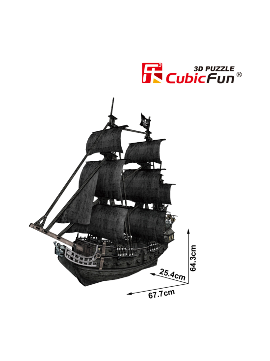 CUBIC FUN - CUBICFUN 3D palapeli Laiva Queen Ann´s Revenge | Stockmann - photo 3