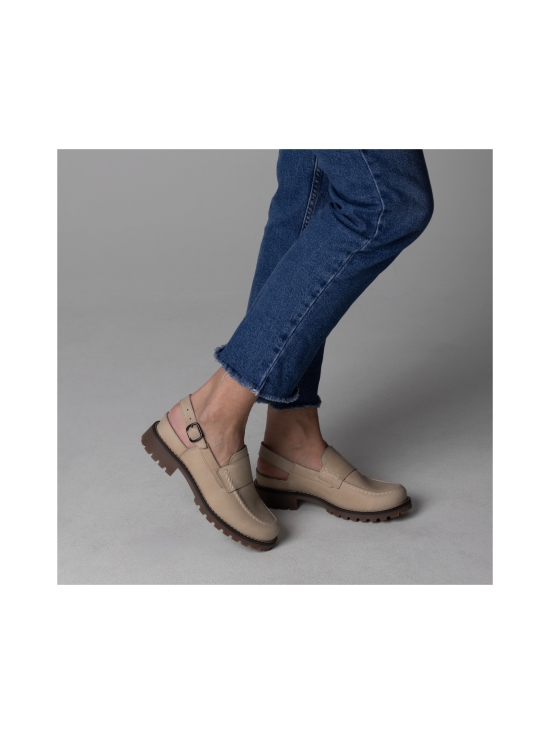Pomar - TATAR slingback-loaferit - BEIGE NAPPA/TAN SOLE | Stockmann - photo 5