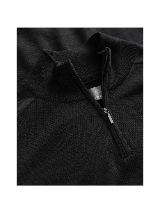 Berkeley - Wilton Merino Halfzip -villaneule - BLACK | Stockmann - photo 2