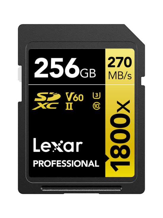 Lexar - Lexar Pro 256GB SDXC (1800x, 180Mb/s) UHS-II (U3 / V60 / C10) -muistikortti - photo 1 Lexar - Lexar Pro 256GB SDXC (1800x, 180Mb/s) UHS-II (U3 / V60 / C10) -muistikortti | Stockmann - photo 1