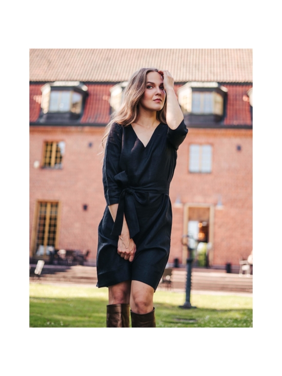 Nakoa - Vera Dress Pellavamekko, Black - MUSTA | Stockmann - photo 3