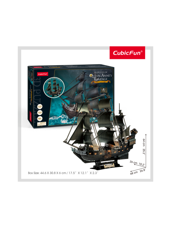 CUBIC FUN - CUBICFUN Palapeli 3D-valolla Kuningatar Annen kosto | Stockmann - photo 3