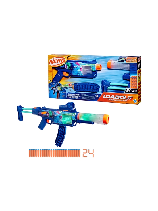 Nerf Guns - NERF Loadout leikkipyssy Cyberlight ghost - photo 3 Nerf Guns - NERF Loadout leikkipyssy Cyberlight ghost | Stockmann - photo 3