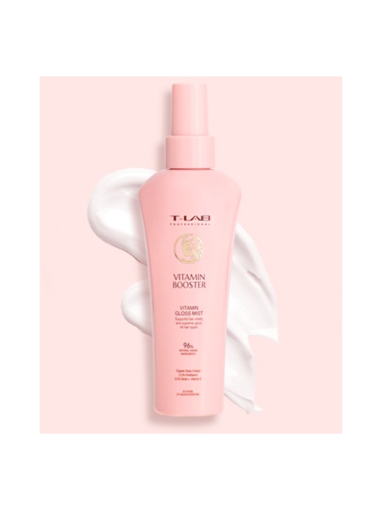 T-LAB Professional - Vitamin Booster Vitamin Gloss Mist -kiiltoa antava hoitosuihke kaikille hiustyypeille 150ml | Stockmann - photo 1