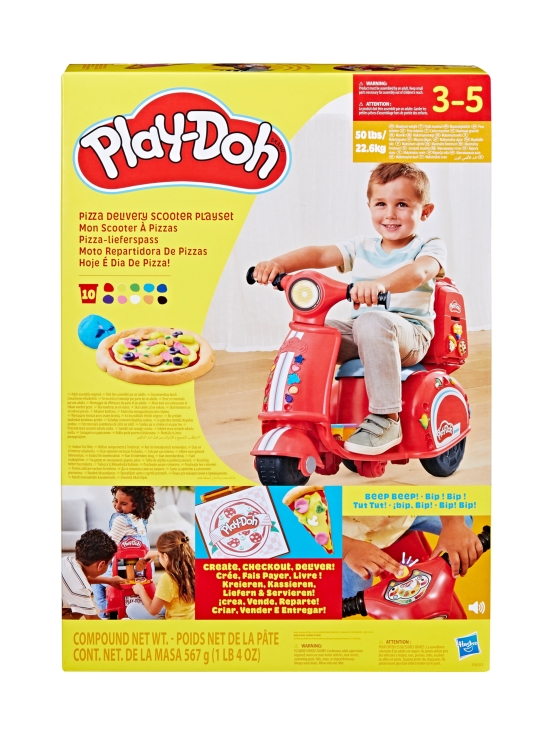 PLAY-DOH - PLAY-DOH Leikkisetti Pitsalähetti skootterilla, 49 cm - photo 2 PLAY-DOH - PLAY-DOH Leikkisetti Pitsalähetti skootterilla, 49 cm | Stockmann - photo 2