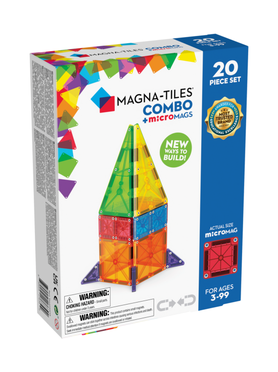 MAGNA-TILES - MAGNA-TILES Magneettinen rakennussarja Micromags Combo, 20 osaa - photo 1 MAGNA-TILES - MAGNA-TILES Magneettinen rakennussarja Micromags Combo, 20 osaa | Stockmann - photo 1