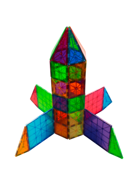 MAGNA-TILES - MAGNA-TILES  Magneettinen rakennussarja, Kirkkaat värit, 100 osaa | Stockmann - photo 3