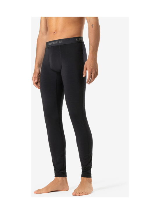super.natural - Miesten Arctic230 merinovillaiset kerrastotrikoot - JET BLACK | Stockmann - photo 1