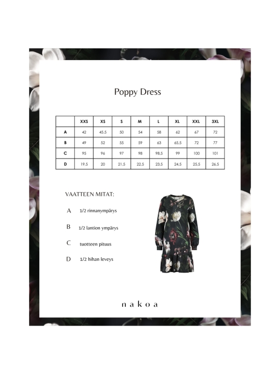 Nakoa - Poppy Dress, Noir - NOIR | Stockmann - photo 6