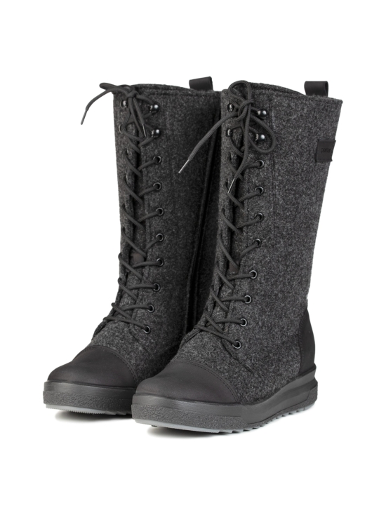 Pomar - JÄÄTIKKÖ Naisten GORE-TEX huopasaapikas - GRANIT FELT/BLACK WAXY | Stockmann - photo 3