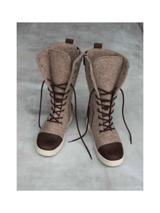 Pomar - JÄÄTIKKÖ Naisten GORE-TEX® huopasaapikas - SAND FELT/BARK WAXY | Stockmann - photo 6