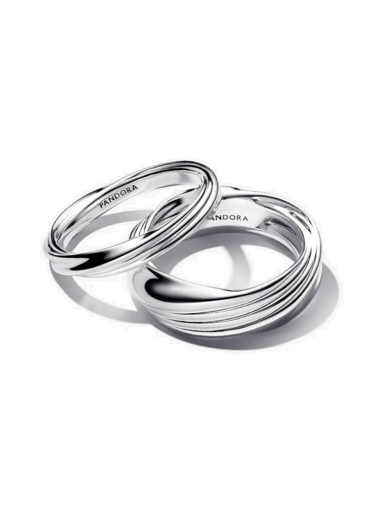 Pandora - Pandora Essence Twisted Double Ring -sormus, hopea - 193890C00 | Stockmann - photo 2