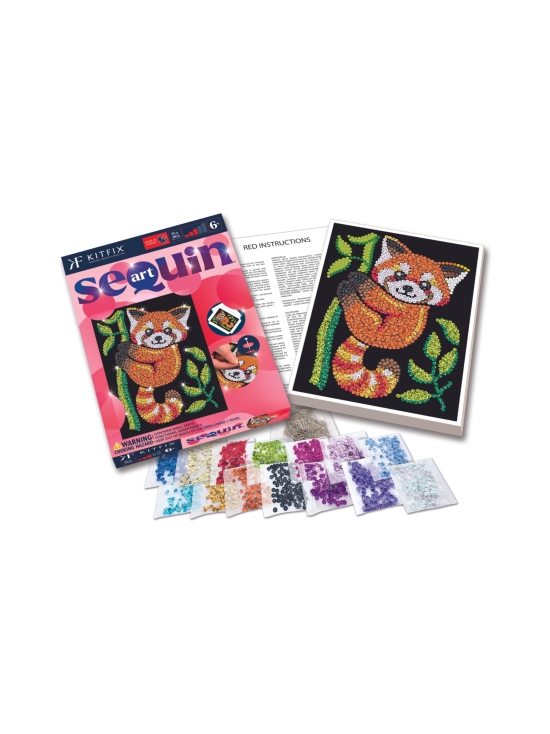 KITFIX - KITFIX Paljettimaalaus Red Kultapanda - photo 3 KITFIX - KITFIX Paljettimaalaus Red Kultapanda | Stockmann - photo 3