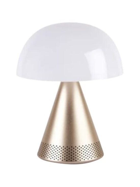 Lexon - MINA L AUDIO - LED pöytävavalaisin ja langaton kaiutin (kulta) - photo 4 Lexon - MINA L AUDIO - LED pöytävavalaisin ja langaton kaiutin (kulta) | Stockmann - photo 4