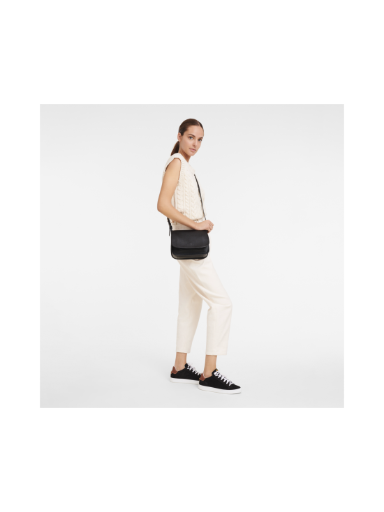 Longchamp - LE FOULONNÉ - CROSSBODY BAG M - NAHKALAUKKU - BLACK - photo 2 Longchamp - LE FOULONNÉ - CROSSBODY BAG M - NAHKALAUKKU - BLACK | Stockmann - photo 2