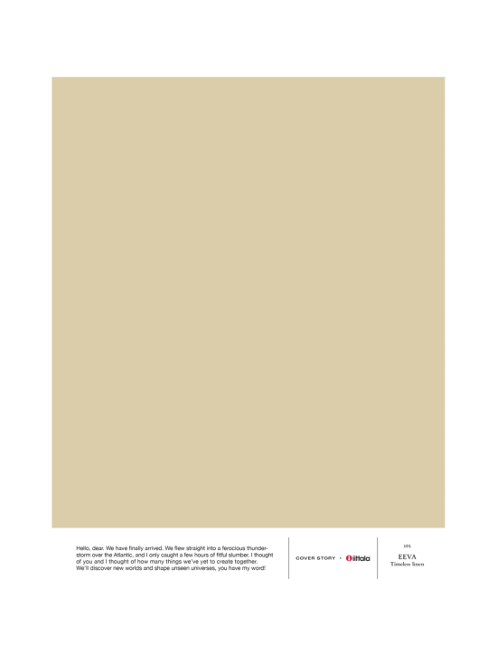 Sävymalli i01 EEVA - timeless linen