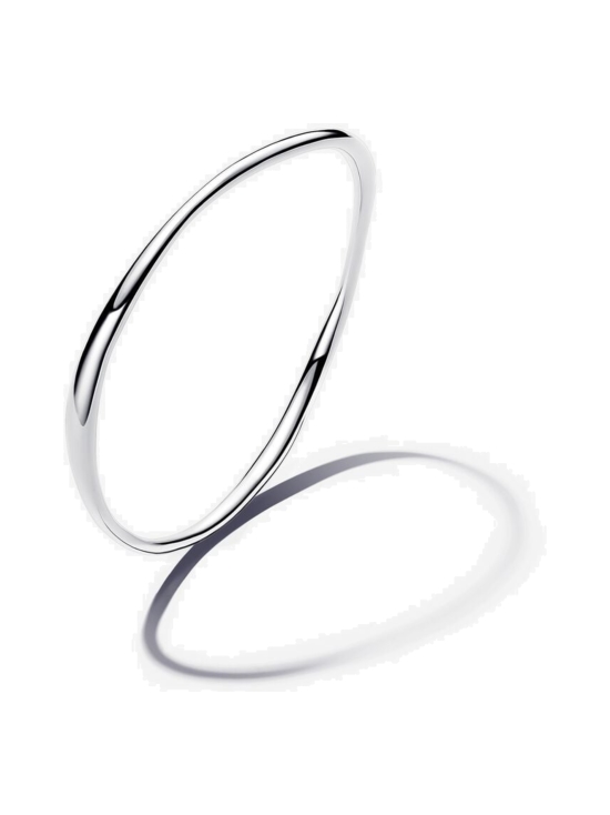Pandora - Aaltoileva hopea rannerengas 593317C00 | Stockmann - photo 5