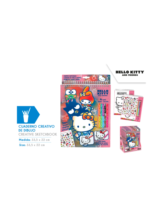 HELLO KITTY - HELLO KITTY Värityslehtiö ja kyniä - photo 8 HELLO KITTY - HELLO KITTY Värityslehtiö ja kyniä | Stockmann - photo 8